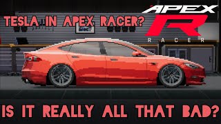 tesla in apex racer  NEW UPDATE added evs and more [upl. by Rudy]