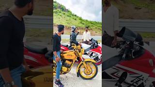 Golden bike race Golden bike riding sone ki bike farazstuntrider superbikes hayabusa bikers [upl. by Juan676]