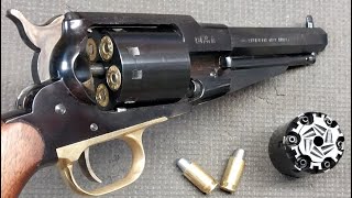 Pietta 1858 Remington 44 Cap amp Ball amp 45 ACP Combo  Shooting Review of This Awesome Revolver [upl. by Rebecka]