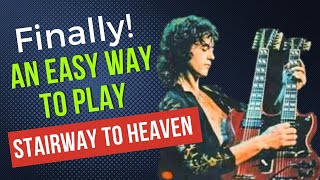 Easy Stairway to Heaven Guitar Tutorial  Intro Riff  TABS  PlayThru [upl. by Wolsniw]