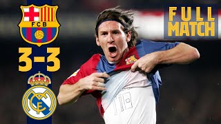 FULL MATCH BARÇA 33 REAL MADRID Messis first hattrick in the Clásico [upl. by Ydrah]