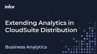 How to Extend CloudSuite Distribution Analytics [upl. by Jollenta]