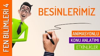 4 Sınıf Besinlerimiz Konu Anlatımı [upl. by Aerdnaeel301]