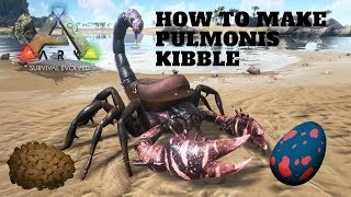 ARK How To make pulmonis Scorpion kibble [upl. by Picco]