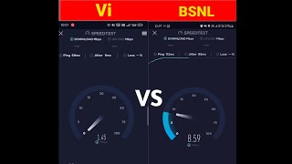 BSNL 4G vs Vi 4G  Speed Test kpgtech Vi bsnl [upl. by Elamor646]