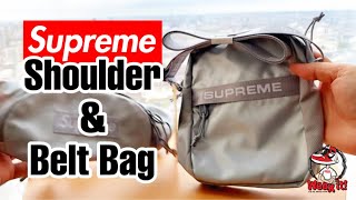 Supreme Shoulder amp Belt Bag Silver FW22 [upl. by Hnad]