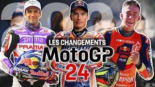 TOUT SAVOIR sur la SAISON de MOTOGP 2024  LineUp calendrier transferts [upl. by Myron912]