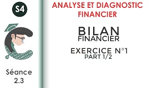 Le bilan financier Exercice corrigé N°1 12 Analyseetdiagnosticfinancier [upl. by Enninaej]