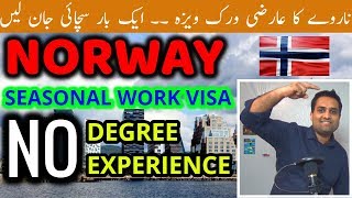 NORWAY Seasonal Work Visa Without Agent [upl. by Delanie]