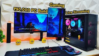 90K Gaming PC Build  ₹90000 Pc Build For Gaming amp Productivity [upl. by Eninnej17]