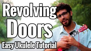 Gorillaz  Revolving Doors  Ukulele Tutorial With Tabs and Play Along [upl. by Solraced]