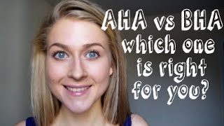 AHA vs BHA exfoliants Which one is right for you [upl. by Ailemrac]