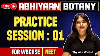 PRACTICE SESSION 01  PYQs and MCQs বাংলায়  Botany  Class 11NEETWBCHSE [upl. by Notyad]