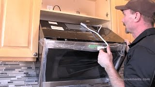 How To Install A Microwave OverTheRange Style [upl. by Chobot197]