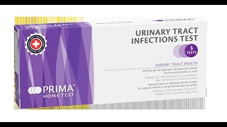 TEST DE INFECCIÓN URINARIA PRIMA HOME TEST [upl. by Tirma]