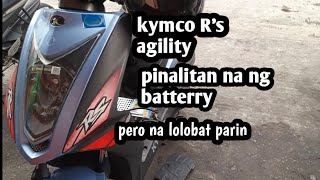 KYMCO AGILITY AYAW MAG CHARGE PINALITAN NA NG BATTERRY PERO NA LOLOBAT PA TIN [upl. by Carrington]