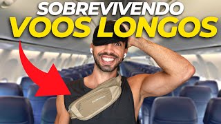 VOOS LONGOS  Guia de SOBREVIVÊNCIA viagem internacional [upl. by Brier]