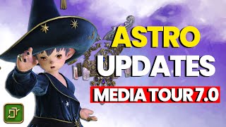 FFXIV Dawntrail Astrologian Rework Media Tour  Level 100 Tool Tips [upl. by Karlene]