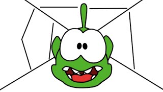 Learning Colors with Om Nom  Coloring Books [upl. by Drofnil539]