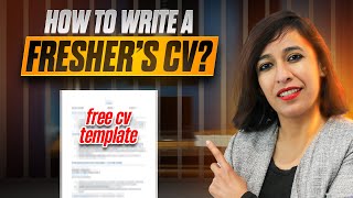 Get Hired With This Free Freshers CV Template  Perfect For UK Visa Sponsorship Jobs [upl. by Velasco676]