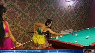 Tina vs Sarina  Womens billiards  World billiards master  hole billiards [upl. by Coucher860]