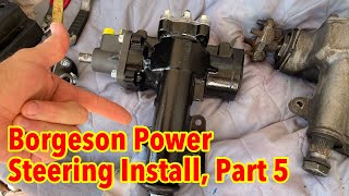 Borgeson Power Steering Install Part 5  Steering Column [upl. by Eitsim]