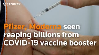 Pfizer Moderna seen reaping billions from COVID19 vaccine booster market [upl. by Suirad]