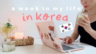 A WEEK IN KOREA  bullet train home decor beach day [upl. by Ainaznat]