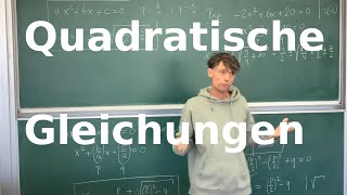 Quadratische Gleichungen [upl. by Aetnuahs]