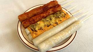 Happy Korean Rice Cake Day 3 Easy Rice Cake Skewers Recipe [upl. by Domenic]