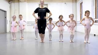 Joffrey Ballet School NYC Pre Ballet 1 Class for Ages 56  The Childrens Program [upl. by Nothgiel]