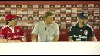 Frerk Ohm FC Bayern PressekonferenzTraining mit Markus Hörwick [upl. by Sylirama]