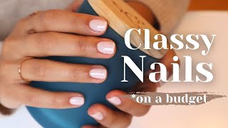 How to At Home Manicure  DIY Natural Nails with Salon Results [upl. by Nelson]