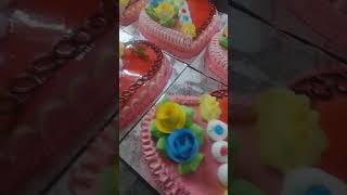 Strawberry Glazy Cake Decoretion 🎂youtubeshorts trending shortvideo viralvideo shorts [upl. by Vastah]