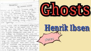 Ghosts By Henrik Ibsen Summary Explain [upl. by Suirtimed339]