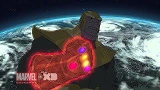 The Avengers vs Thanos  Avengers Assemble S2E13 [upl. by Palgrave]