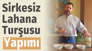 Sirkesiz Lahana Turşusu Yapımı  Dr Burak Alptekin  Prebiyotikler ve Probiyotikler  3 [upl. by Eatnhoj]