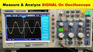 688 How To Use Oscilloscope To Measure Analyse AC Signal [upl. by Yrome]