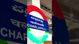 Hyderabad 2nd biggest railway station charlapalli youtubeshorts [upl. by Kcirded]