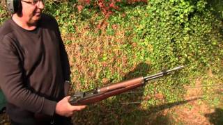 Werle Test Firing Mini Garand Cal 3006 [upl. by Ahsiyt]