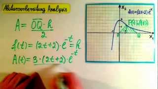 Steckbriefaufgabe Funktionuntersuchung fx2x2ex Teil 7 [upl. by Stillas]