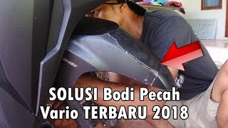 Restorasi BODI PECAH  Vario Baru Beli 2018 Nabrak Mobil [upl. by Twum]