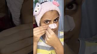 Trying viral Nose strip for blackheads and whiteheads viralproducts skincare skincareroutine [upl. by Ydarg569]