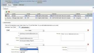 Oracle BI Publisher  Scheduling [upl. by Lagas]