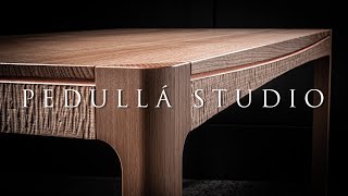 PEDULLA STUDIO  Building a Writing Desk with Copper Leaf Shadow Lines [upl. by Chaffinch]