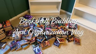 Bookshelf Building amp Organization Vlog [upl. by Opiuuk]