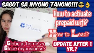 ALL ABOUT GLOBE MYBUSINESS PREPAID WIFI  ANSWERING QUESTIONS ABOUT THE GLOBE MYBUSINESS BROADBAND [upl. by Papst]