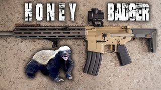 Honey Badger DONT CARE Rifle Review  by Q [upl. by Llehcsreh]