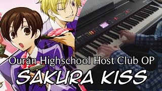 Ouran Highschool Host Club OP  Sakura Kiss piano  sheets [upl. by Ezra]