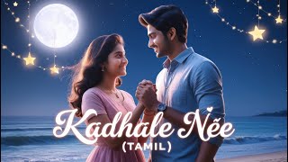 KadhaleNee 💖 Tamil Romantic Song 🌙 Moonlit Love Story  Trending Melody tamilsongs2024 tamilpop [upl. by Niliak557]